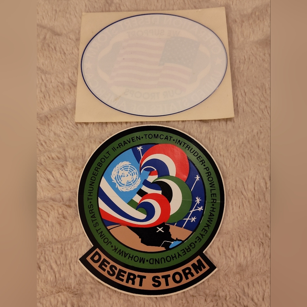 Vintage!! NEW! Desert Storm Decals